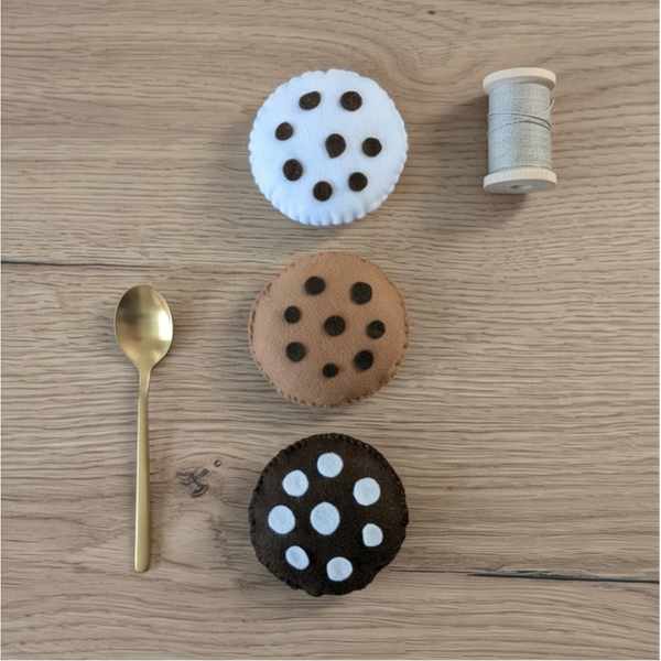 "Soft Bites" - Knusprige Optik, weiches Filzgefühl: Meine Cookies