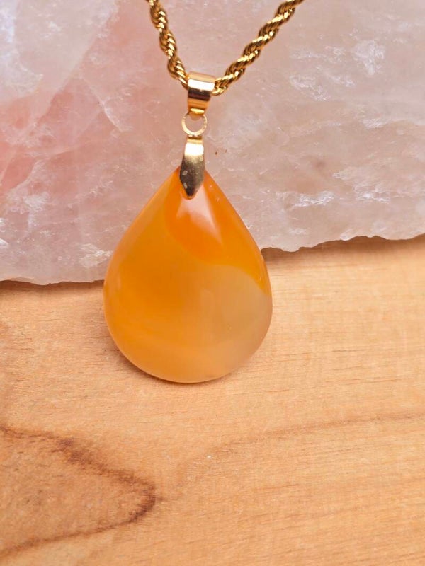 Pendentif Cornaline de Madagascar