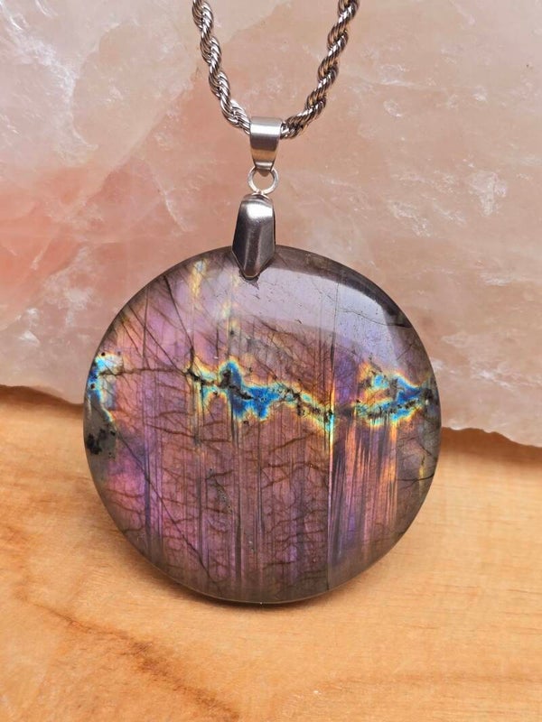 Pendentif Labradorite de Madagascar