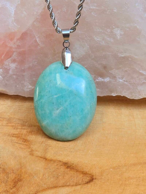 Pendentif Amazonite de Madagascar