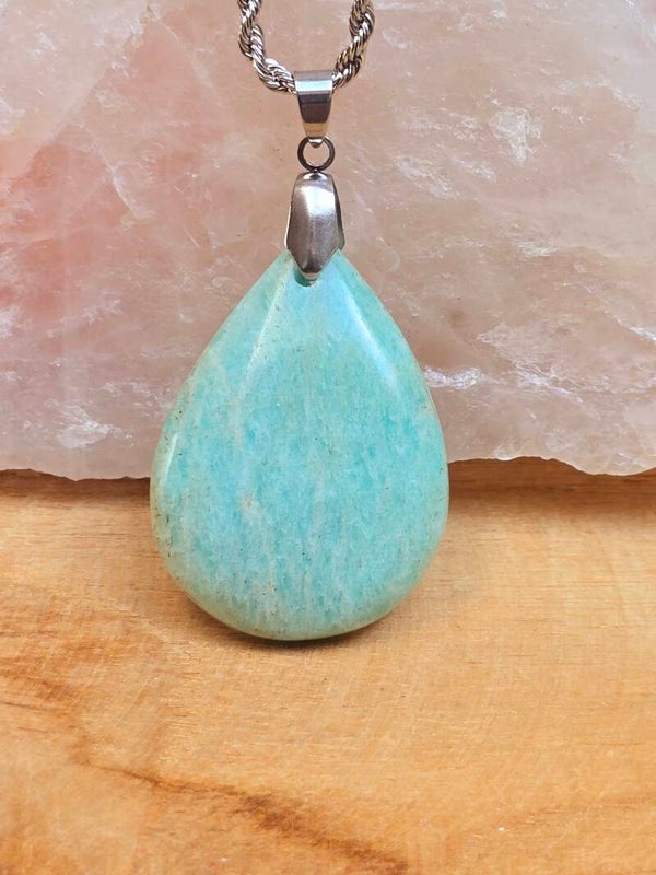 Pendentif Amazonite de Madagascar