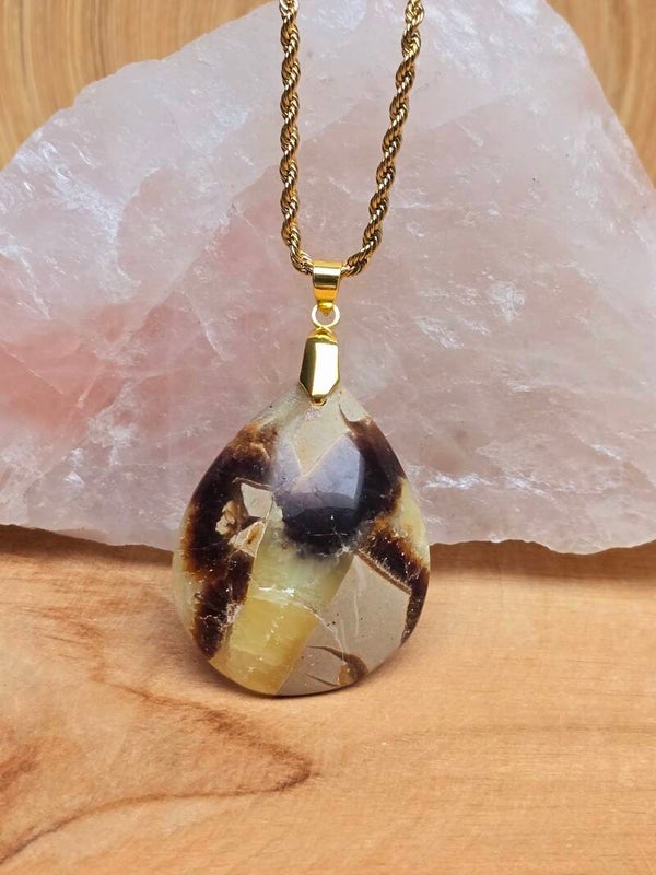 Pendentif Septaria de Madagascar