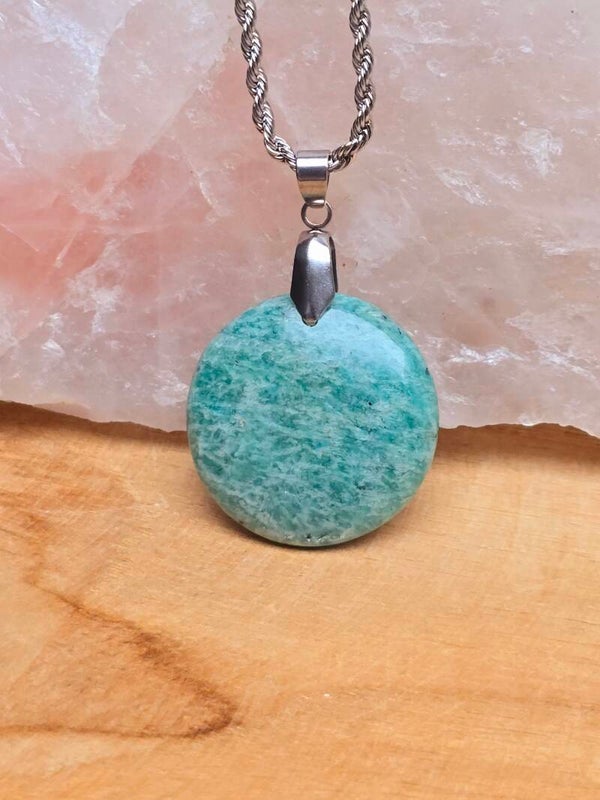 Pendentif Amazonite de Madagascar