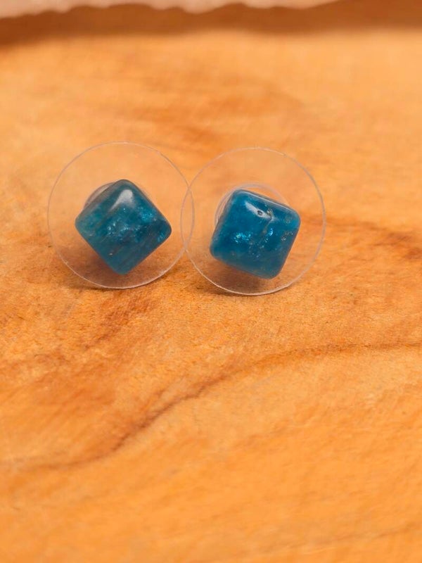 Boucle d'oreille Apatite