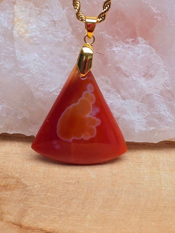 Pendentif Cornaline de Madagascar