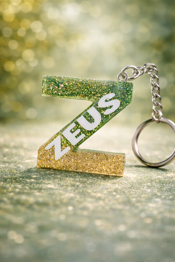 Llavero de Inicial "Z" Personalizado