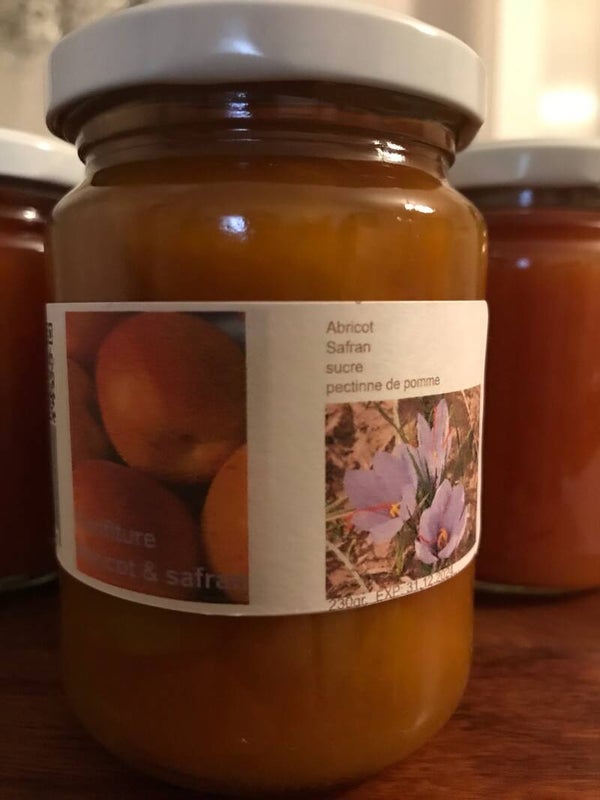 Confiture abricot safran