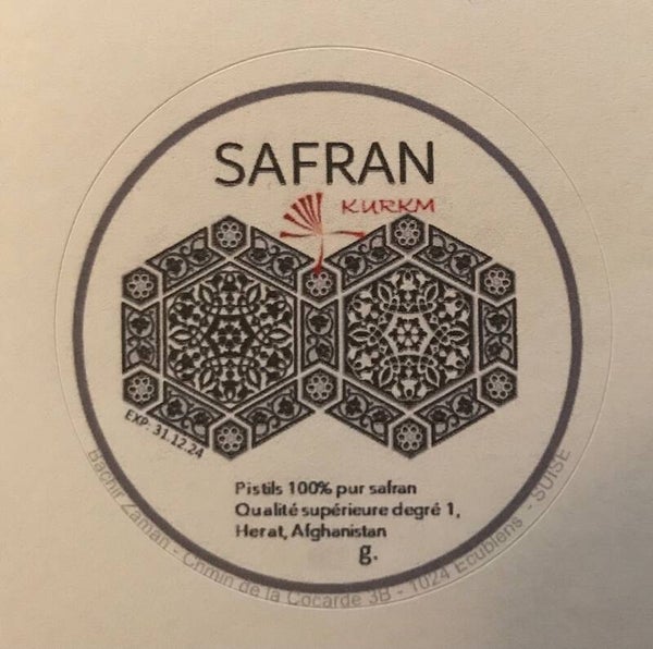 safran 100% pistil de safran 1 gr.