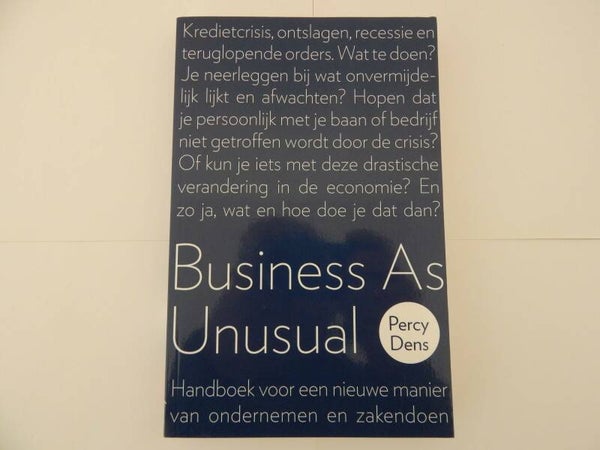 Boek Business as unusual, handboek voor een nieuwe manier van ondernemen en zakendoen