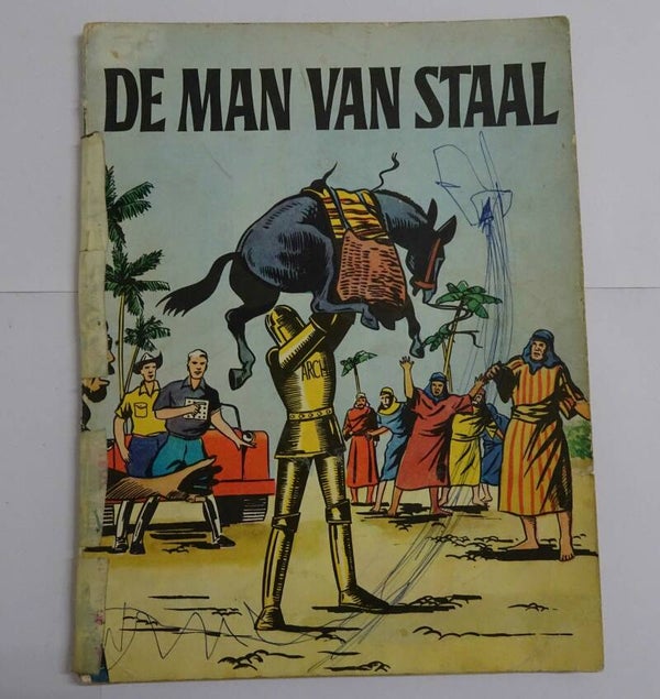 Strip De Man van Staal: de gouden sfinx
