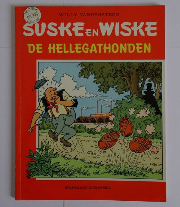 Strip 208. Suske en Wiske: De Hellegathonden