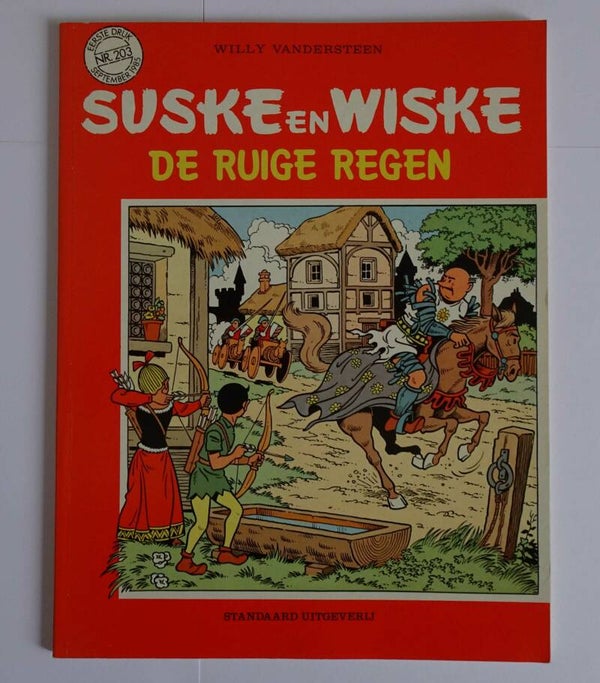 Strip 203. Suske en Wiske: De ruige regen