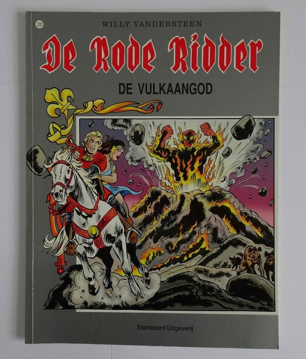Strip 203. De Rode Ridder: De vulkaangod