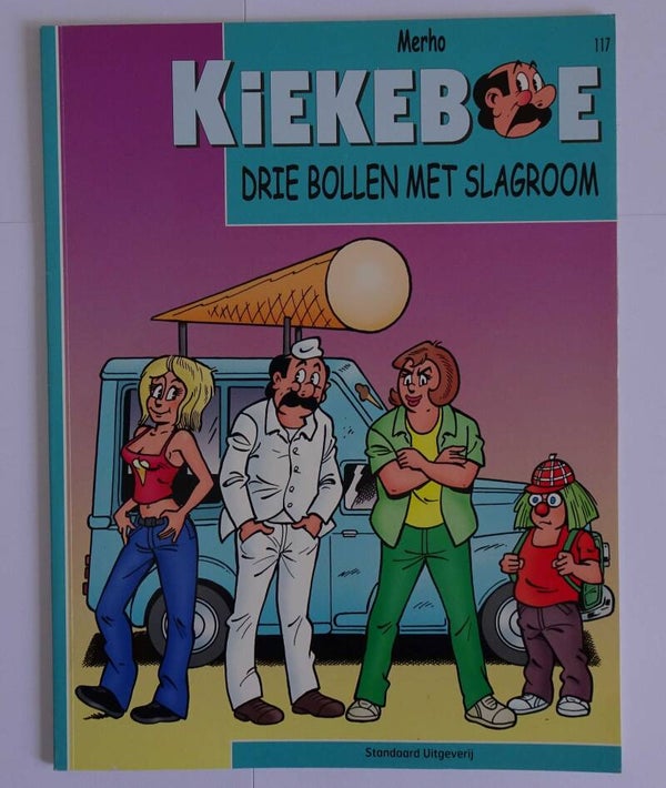 Strip 117. Kiekeboe: Drie bollen met slagroom