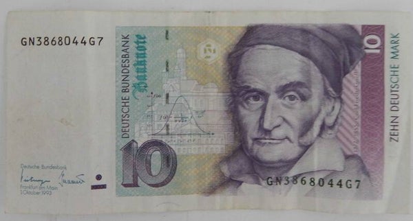 Geldbiljet 10 DM (1993-10-01)