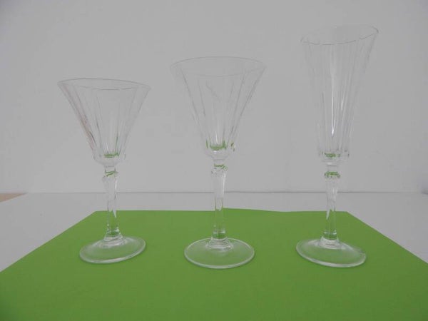 Glazenset design in kristal