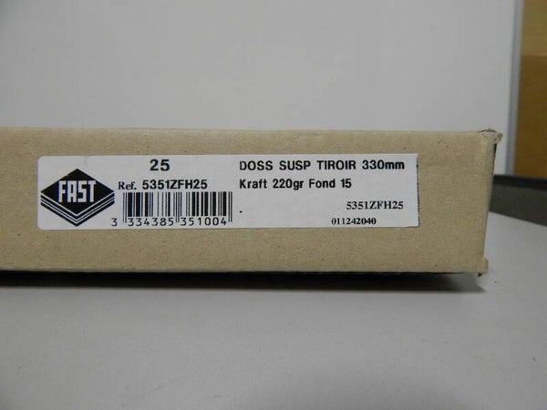 Hangmap Fast oranje lade 330mm kraft 220gr