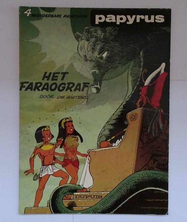 Strip 4. Papyrus: Het faraograf