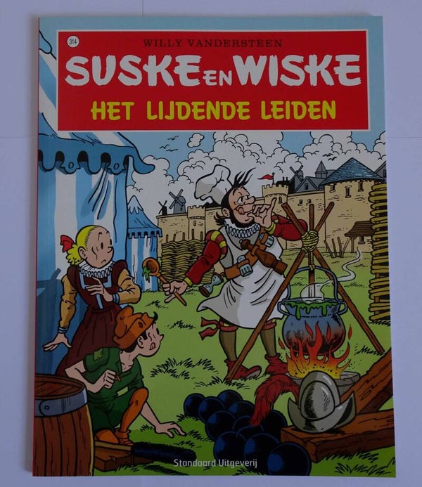 Strip 314. Suske en Wiske: Het lijdende Leiden
