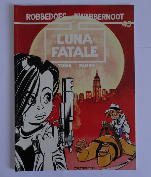 Strip 45. Robbedoes en Kwabbernoot: Luna fatale