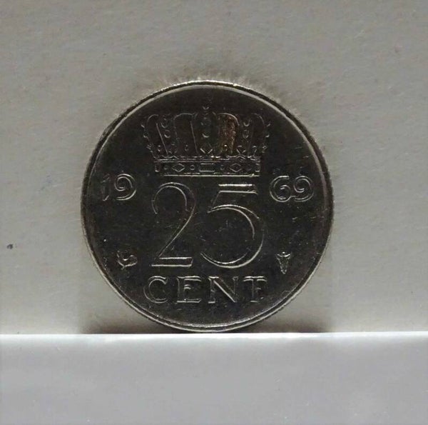 Munt: 25 Cent haan (1969) Nederland - Juliana