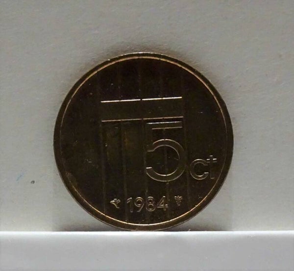 Munt: 5 Cent (1984) Nederland - Beatrix