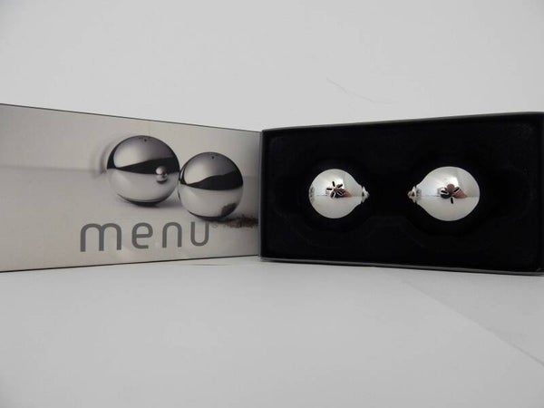 Peper -en zoutvat Menu design