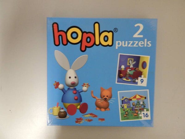 Puzzel Hopla (2 stuks) - 9 en 16 stukjes