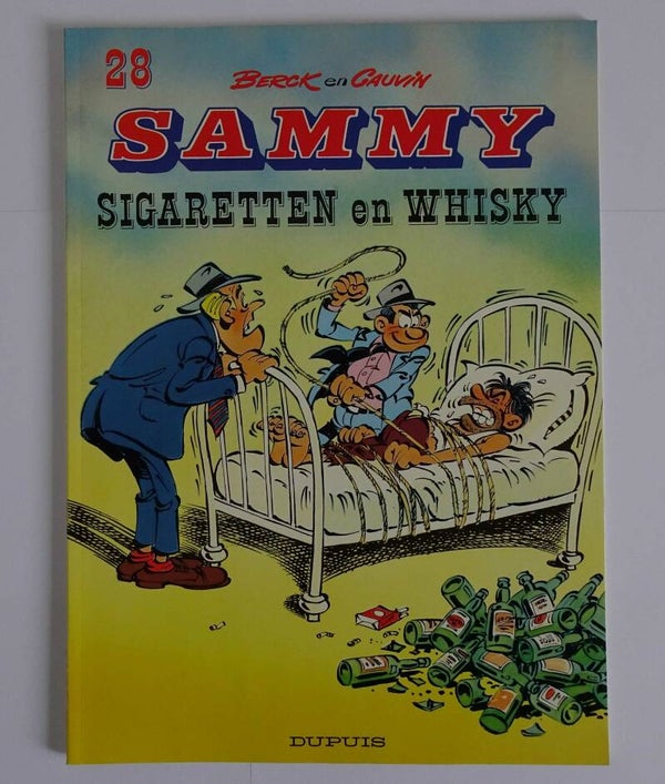 Strip 28. Sammy: Sigaretten en whisky