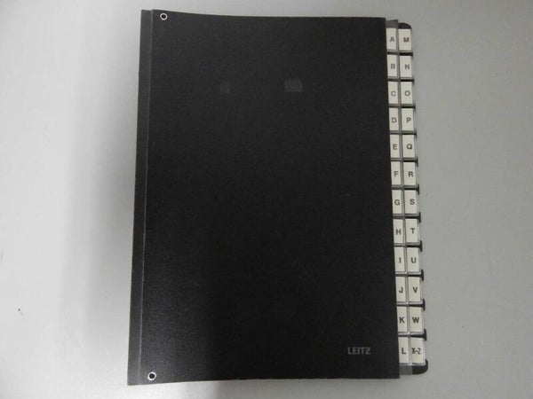 Signataire Leitz zwart alfabet