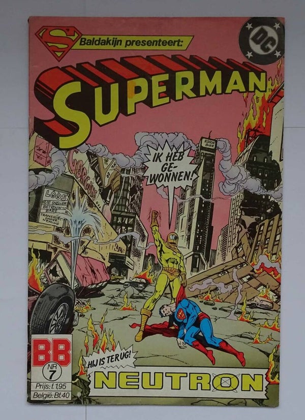 Strip 7. BB Baldakijn presenteert: Superman - Neutron