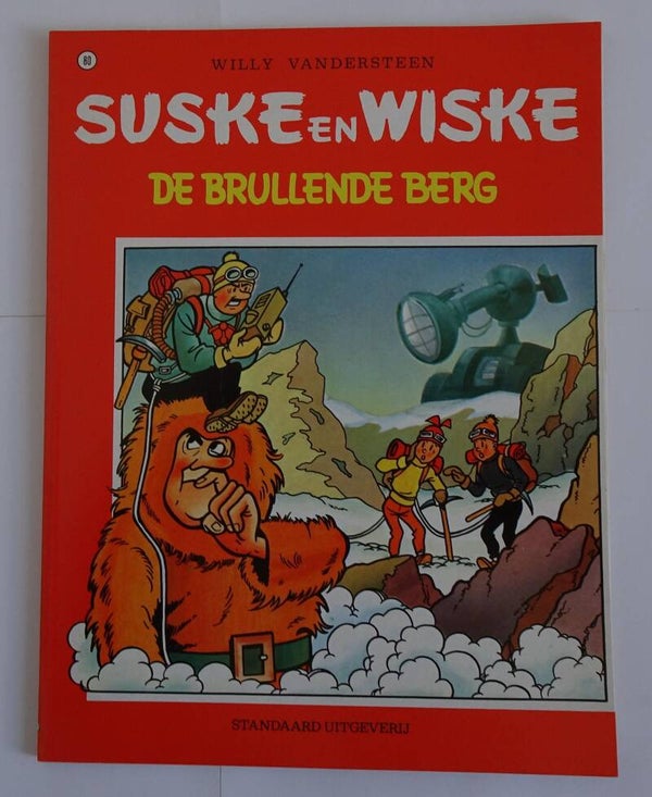 Strip 80. Suske en Wiske: De brullende berg