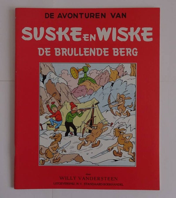 Strip De avonturen Suske en Wiske: De brullende berg