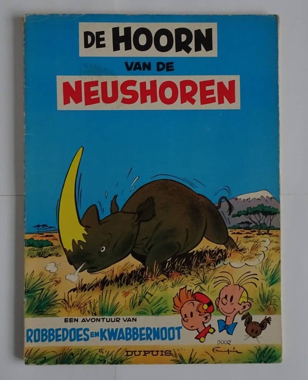 Strip 6. Robbedoes en Kwabbernoot: De hoorn van de neushoren