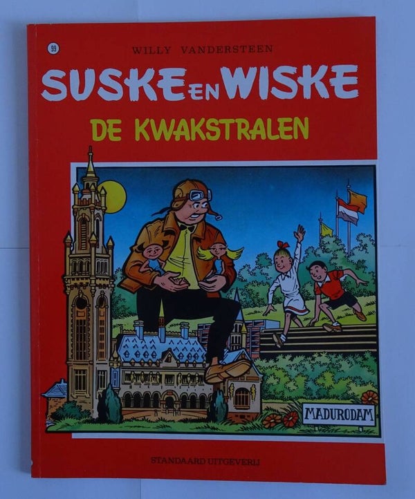 Strip 99. Suske en Wiske: De kwakstralen
