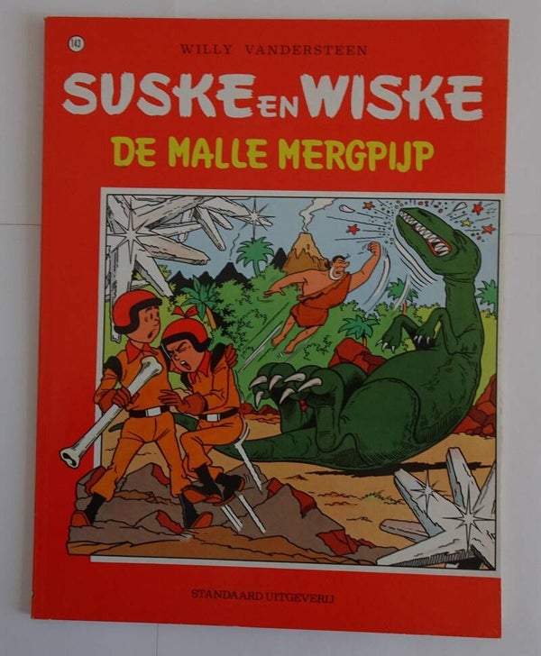 Strip 143. Suske en Wiske: De malle mergpijp