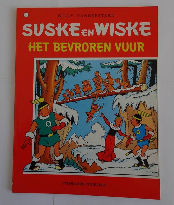 Strip 141. Suske en Wiske: Het bevroren vuur