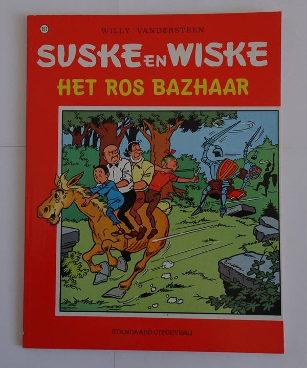 Strip 151. Suske en Wiske: Het ros Bazhaar