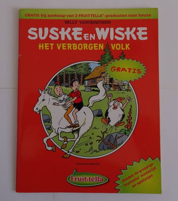 Strip Fruit-tella Suske en Wiske: Het verborgen volk