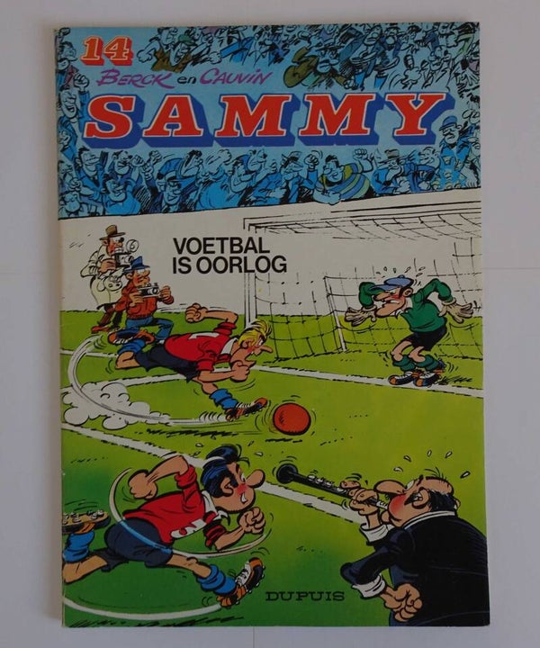 Strip 14. Sammy: Voetbal is oorlog