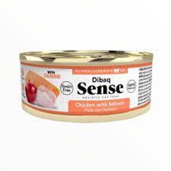 Dibaq sense kat natvoer kip & zalm