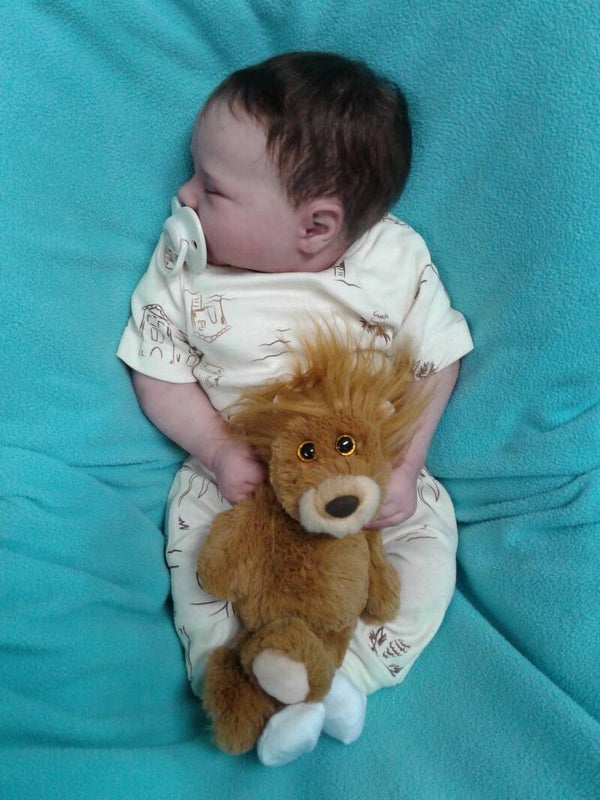 Charlie - Partial silicone reborn baby doll