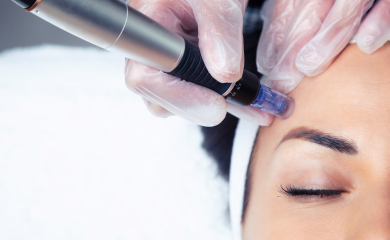 Bij Glamourbar 't Gooi Microneedling behandeling