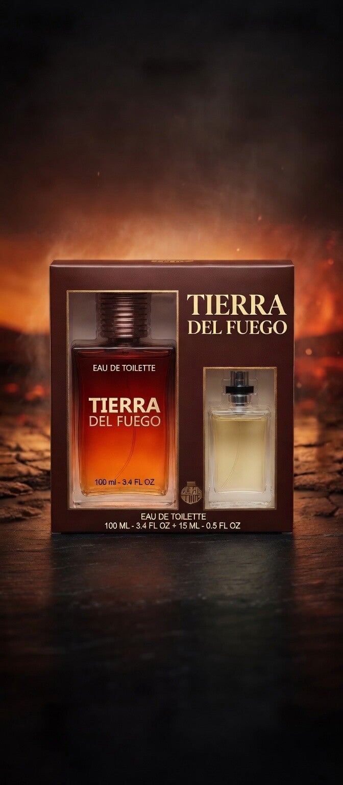 Coffret eau de toilette homme "tierra del fuego" inspiré Terre d hermès