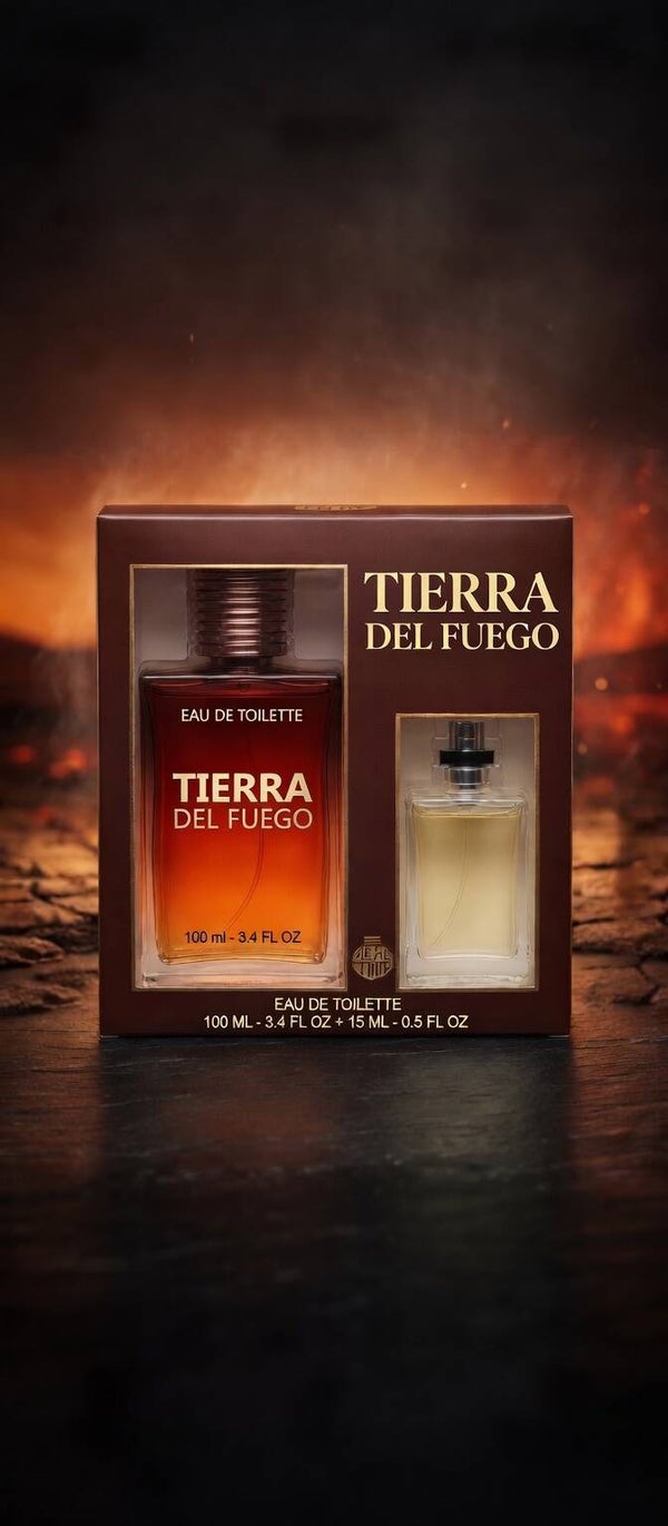 Coffret eau de toilette homme "tierra del fuego" inspiré Terre d hermès