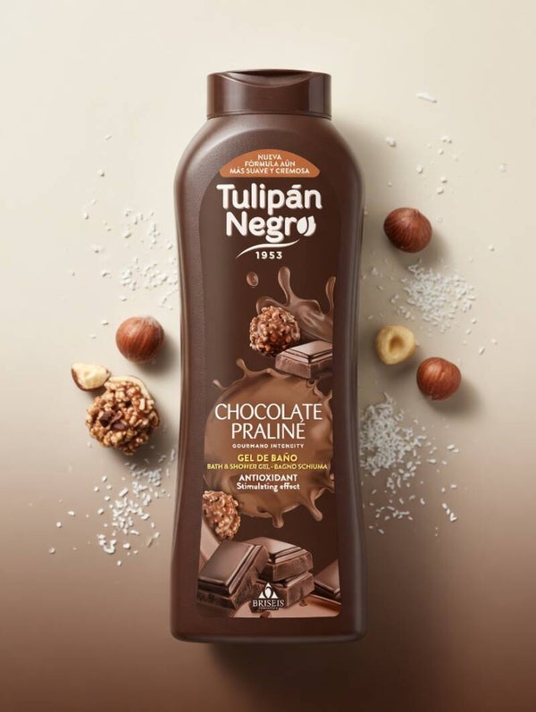 Tulipán Negro Chocolate Praliné - antioxydant stimulant – Gel Douche & Bain 650 ml