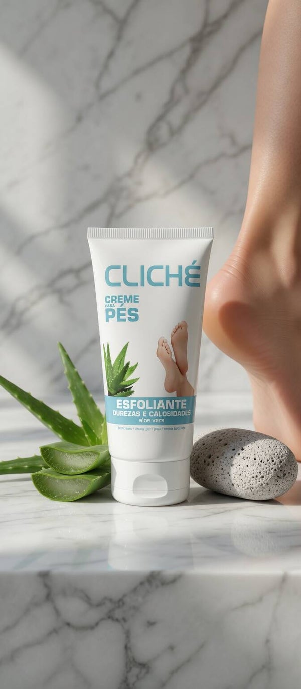 Crème exfoliante pieds aloe vera