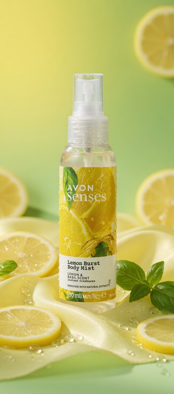 Brume corporelle citron basilic