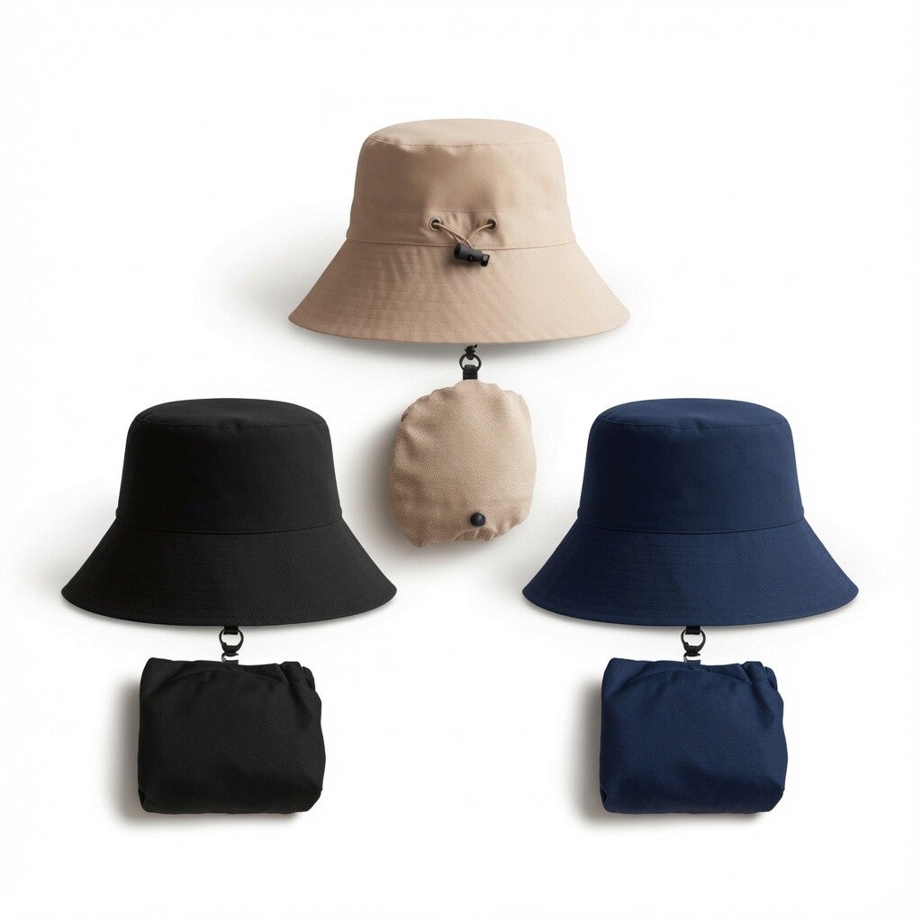 Bob Packable | Chapeau Bucket Hat Pliant dans sa Pochette - Idéal Pré-Ado, Ado & Petite Tête Adulte