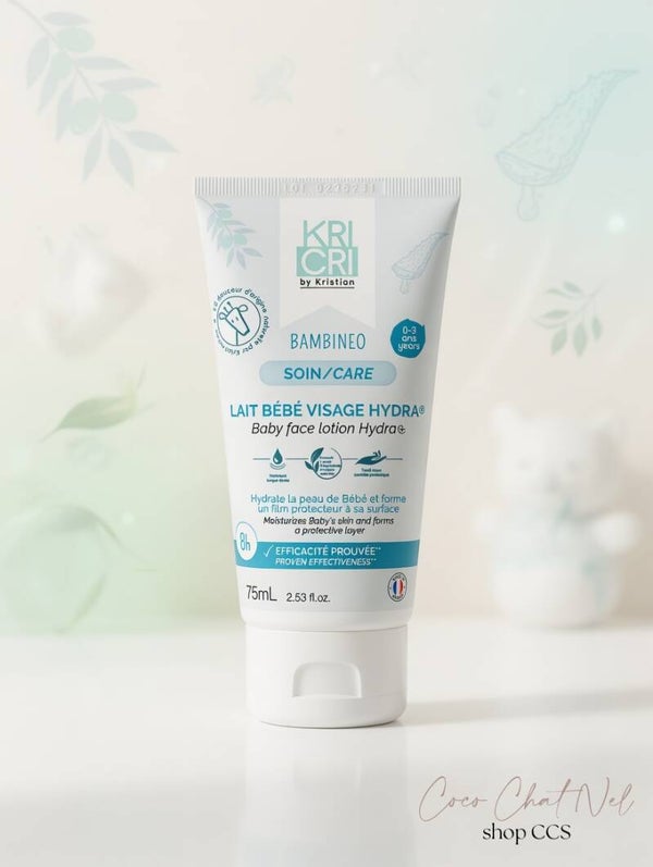 Kri Kri Nature – Bambineo Lait Bébé Visage Hydra+ 75 ml
